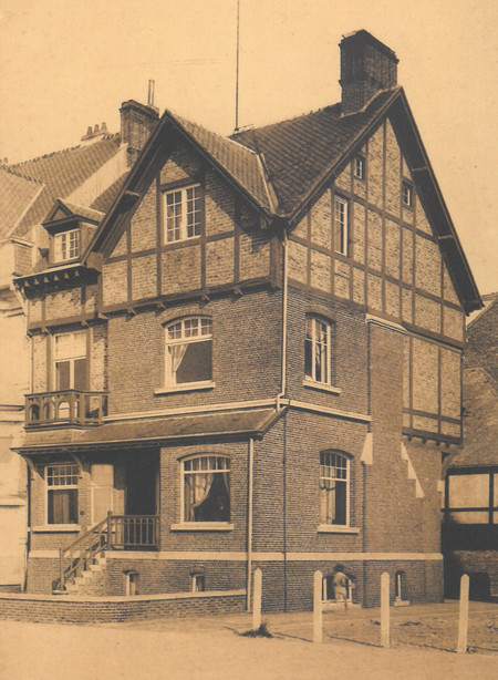 Zeedijk (west), La Panne, Villa 'Maurice Calmeyn', détruite (© Collection cartes postales, Yves Dumont - ARCHYVES)