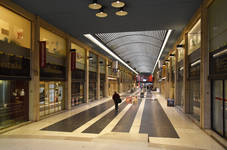 Galerie Ravenstein, Bruxelles, passage vers le Cantersteen (© ARCHistory, photo 2019)