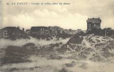 La Panne, le Quartier Dumont, groupe de villas dans les dunes (© Collection cartes postales, Yves Dumont - ARCHYVES)