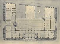 Boulevard Gustave Roulier 1, Charleroi, Université du Travail - Gebouw Gramme, plan van de benedenverdiping (© L'Emulation, 6, 1913, pl. 29)